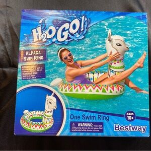 Bestway H2OGO Alpaca Swim Ring Pool Float NIB